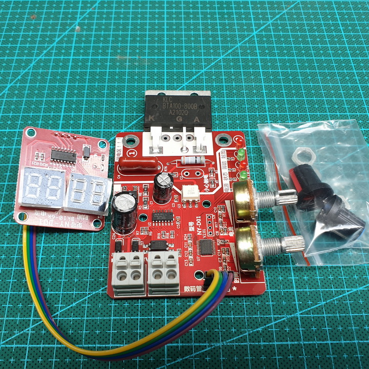 Mạch timer máy hàn cell pin NY-D01, máy hàn điểm chịu dòng 40A/100A.