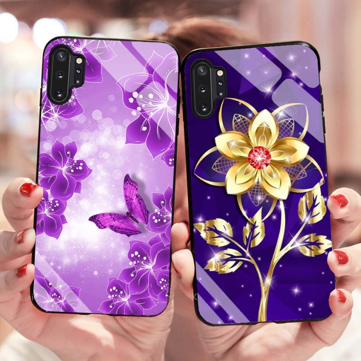 Ốp Samsung Note 10, Note 10 Plus Lưng Kính Cường Lực Mới ƞhất