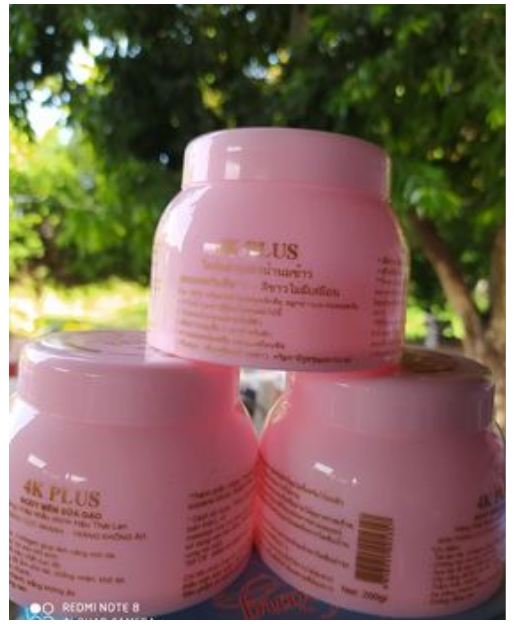 KEM BODY MỀM SỮA GẠO 4K PLUS