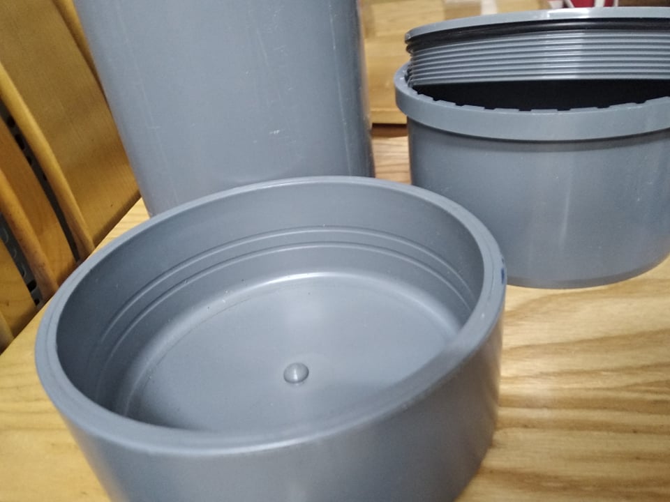 Combo 1 bịt xả xoáy ren, 1 bịt trơn, 40cm ống nhựa PVC hàng thương hiệu phi 140, 160 ống chế lọc thủy sinh bể cá