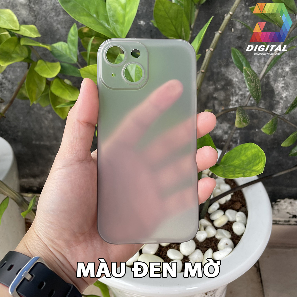 Combo 2 Ốp Lưng Trong Nhám Unibody iPhone 15 Siêu Mỏng