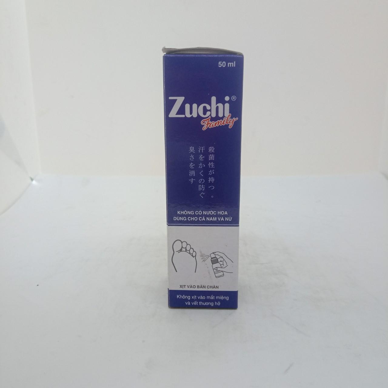 Xịt khử mùi giày Zuchi Family