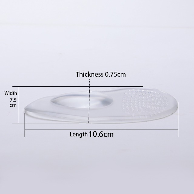 MIẾNG LÓT MŨI GIÀY ÊM CHÂN SILICON (TRONG SUỐT)