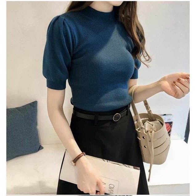 Áo len TAY BỒNG LỠ Cách Điệu NỮ TÍNH