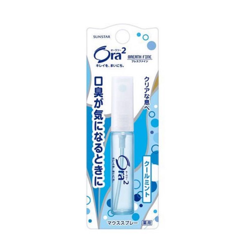 2 Xịt Thơm Miệng Sunstar Ora 2 (6ml) 8 Loại Nhật Bản