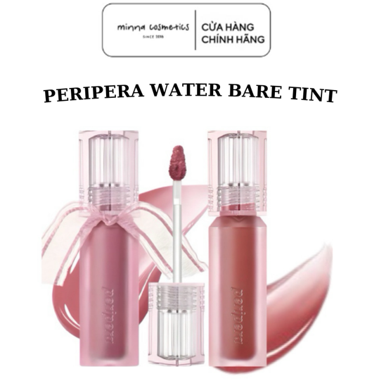[Peripera] Son Tint Bóng Peripera Water Bare Tint Đầy Đủ Mã Màu 1 - 11 Hàn Quốc