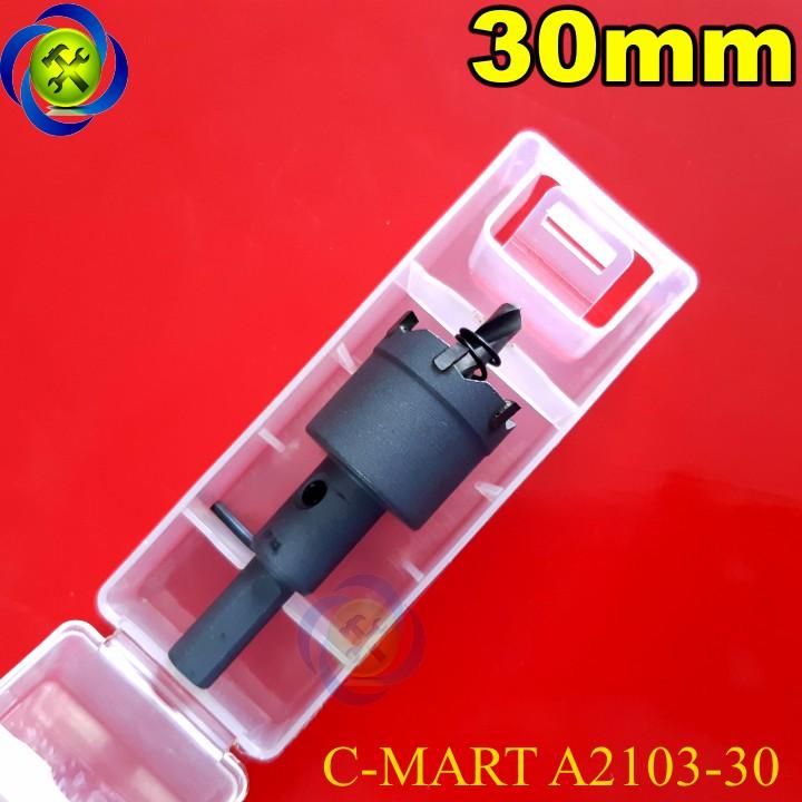 Mũi khoan lỗ thép 30mm c-mart a2103-30
