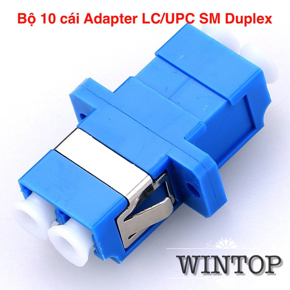 [HCM]Bộ 10 Cái Adapter LC/UPC SM Duplex (Xanh Dương)