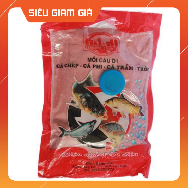 cám câu cá D1,D2,D3 - ĐỒ CÂU NGỌC HẢI