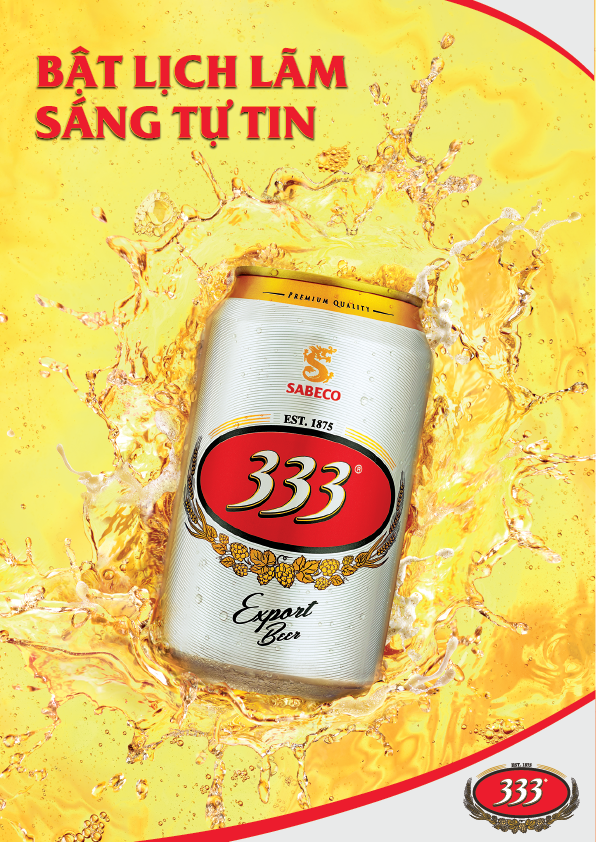 Thùng Bia 333  24lon/330ml