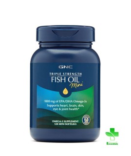 [HCM][CHÍNH HÃNG] GNC Triple Strength Fish Oil Mini 120 viên - Viên dầu cá bổ sung omega-3 thumbnail