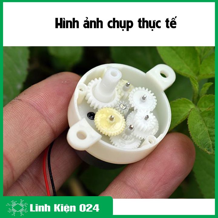 Động cơ giảm tốc JS30 6-12VDC 8-16.5 Vòng/phút