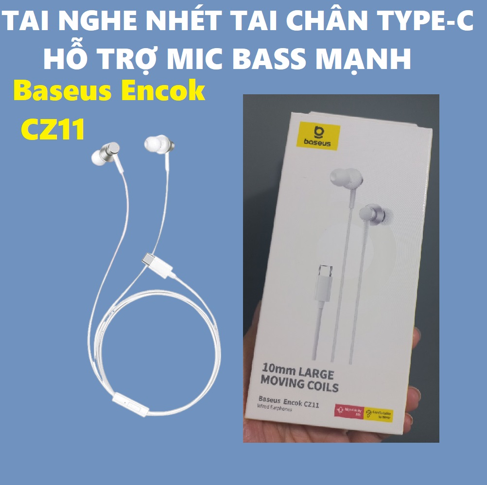 Type-C Baseus C17 Cz11 Cz19 Wired Headphones