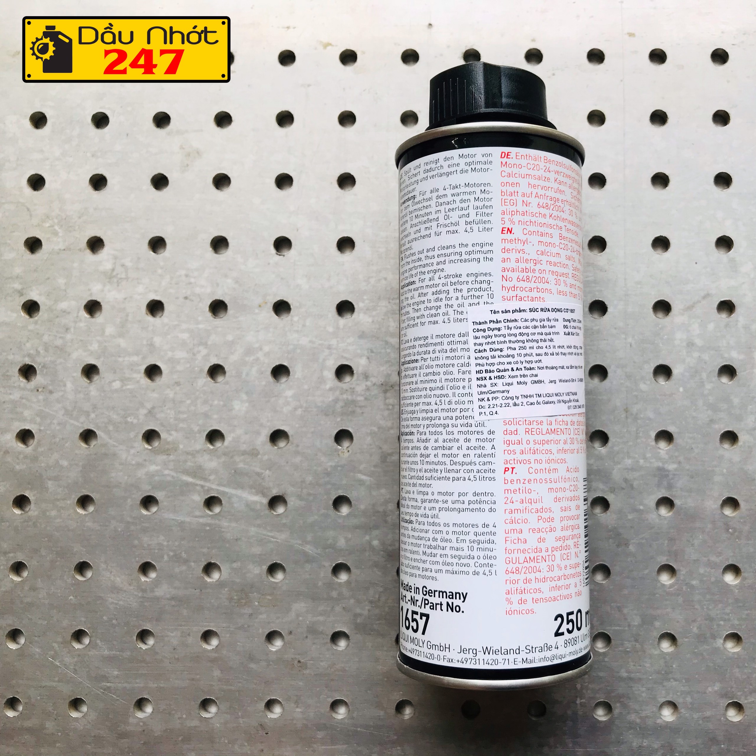 Dung dịch súc rửa động cơ Liqui Moly Engine Flush 250ml - 1657