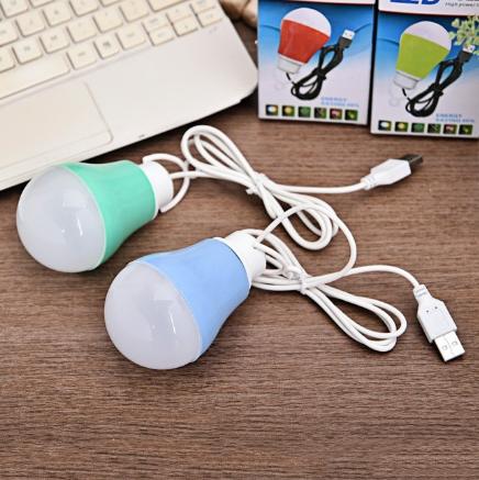 [HCM]Combo 3 Bóng Đèn Led Tròn Siêu Sáng Cổng USB