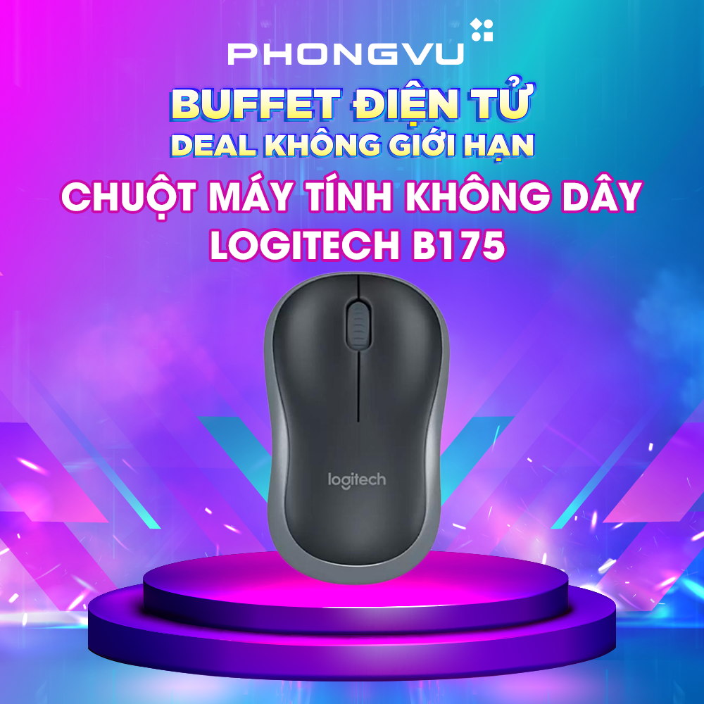 Chuột máy tính không dây Logitech B175 - Bảo hành 36 tháng