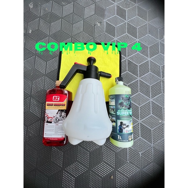 combo Bộ rửa xe tại nhà 4 món vip 4