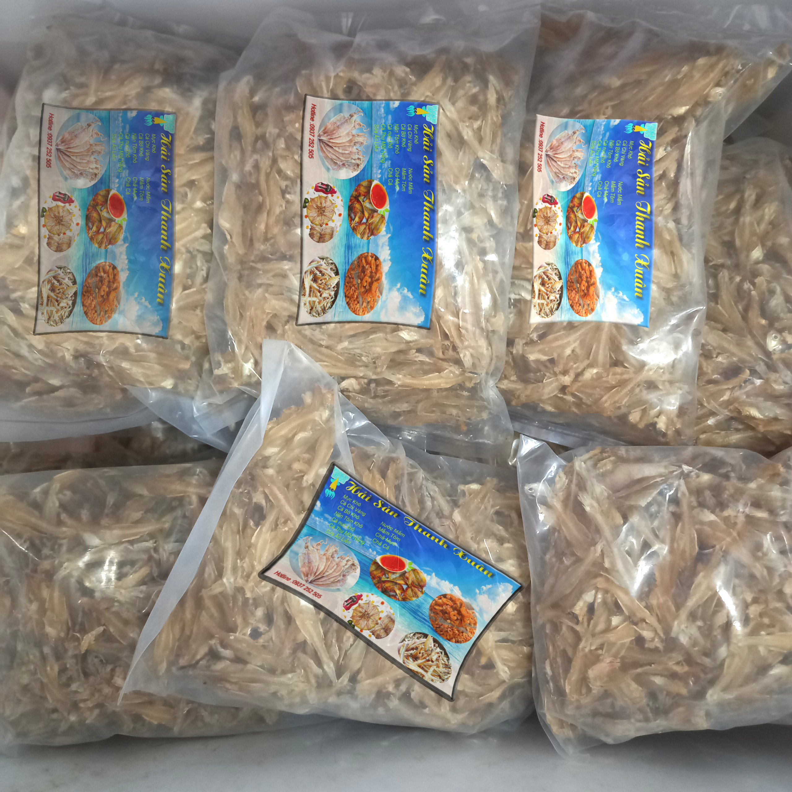 Khô cá cơm ( cá dỏng) bỏ đầu