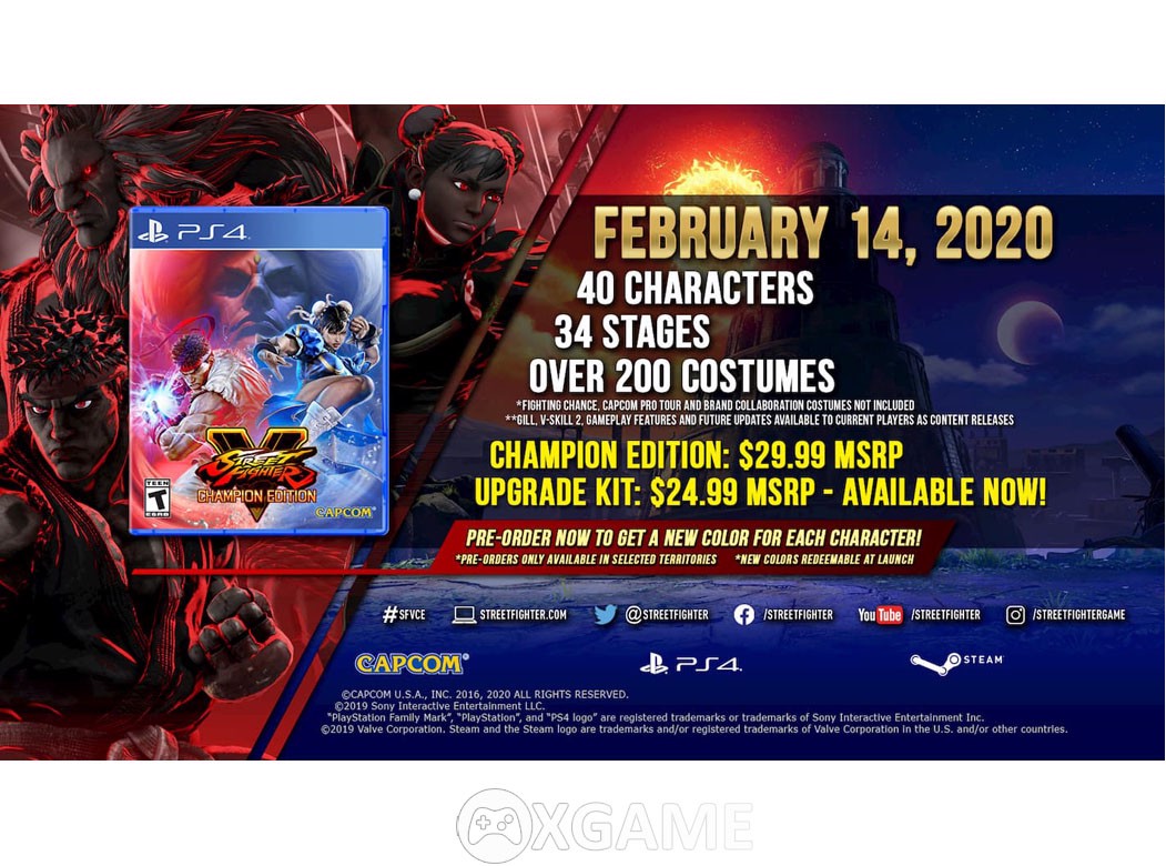 Đĩa Ps4: Street Fighter V - Champion Edition