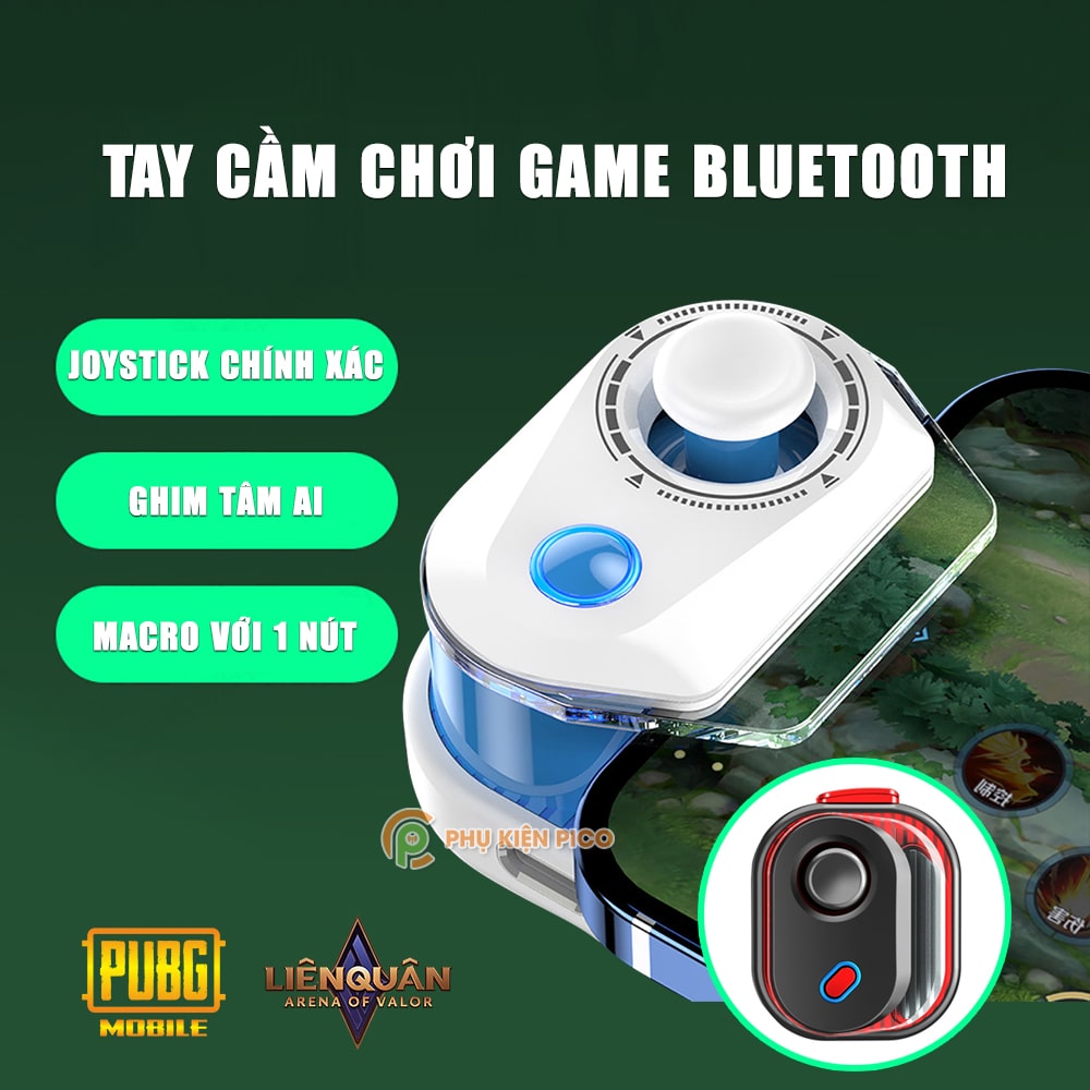 Tay cầm chơi game điện thoại bluetooth không dây H16 H17 H18 - Joystick Gamepad chơi game pubg FREE FIRE Liên Quân Mobile