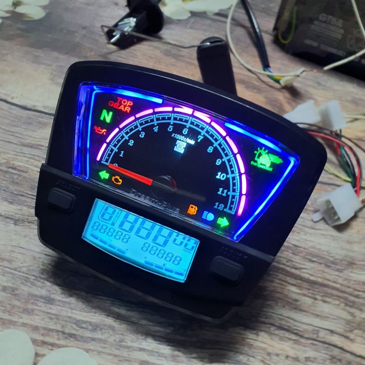 TẶNG CÒI HÚ 3 CHẾ ĐỘ CỰC CHẤT - [RẺ ĐỪNG HỎI] Đồng hồ điện tử LCD xe-dream hiển thị led 7 màu với nhiều tính năng hiện đại A285-1