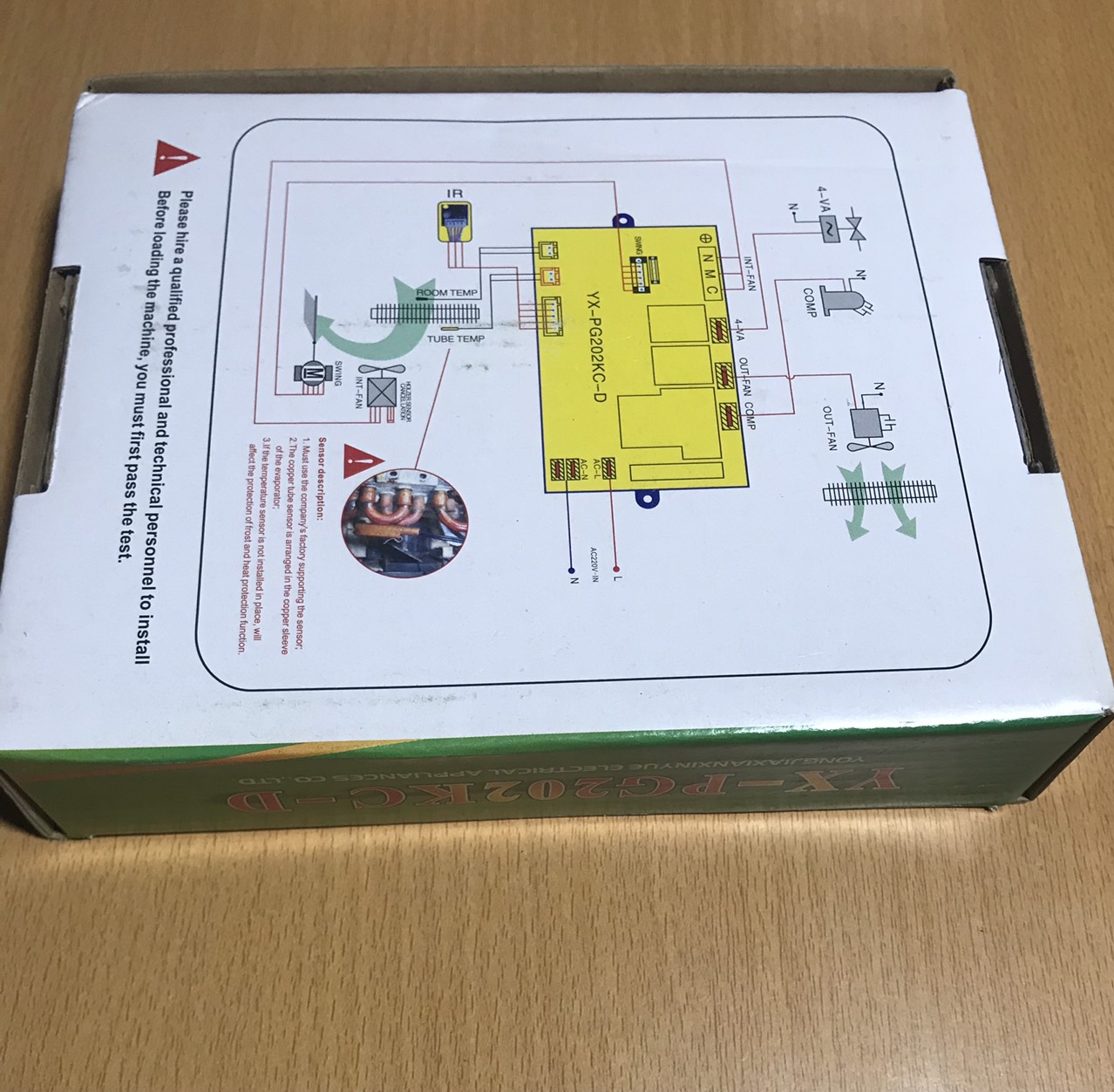 Bo Mạch Điều Hòa Đa Năng  6 dây YX-PG202KC-D ( Có Mặt Hiển Thị )
