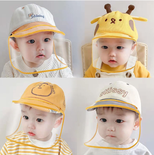 Mũ / nón kính chắn giọt bắn cho bé