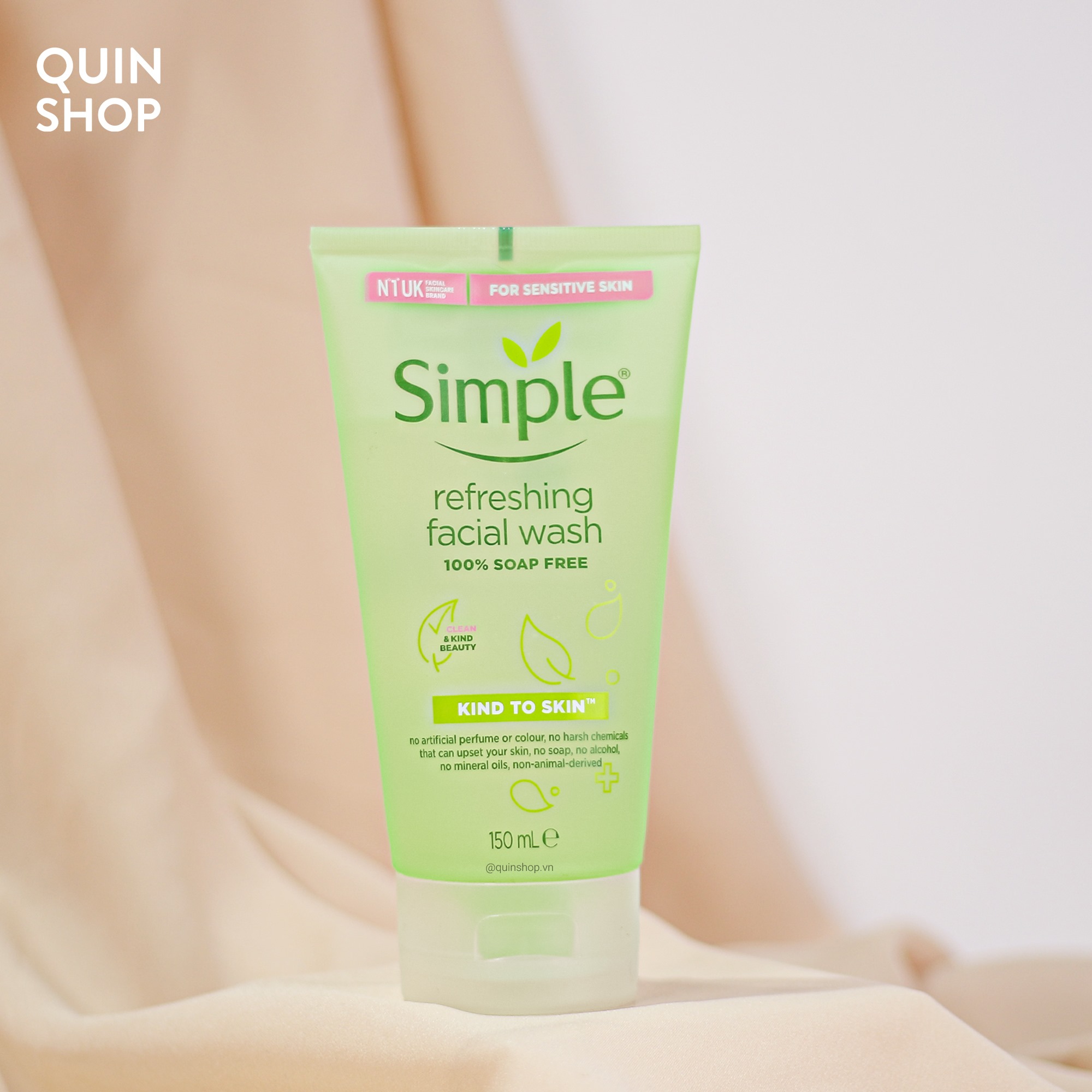 Sữa Rửa Mặt Simple Kind To Skin Refreshing Facial Wash Gel