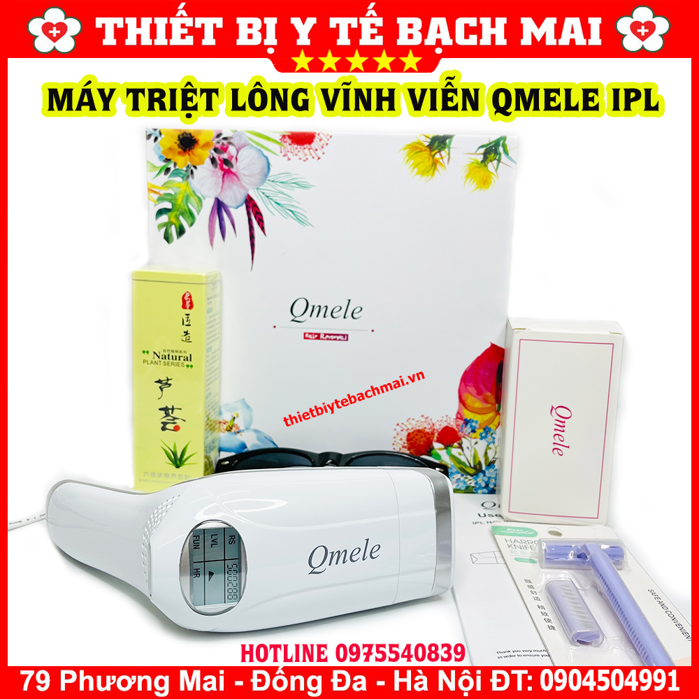 Hàng Có Sẵn🍀 Máy Triệt Lông Vĩnh Viễn Qmele  [Tặng Kèm Gel Nha Đam]