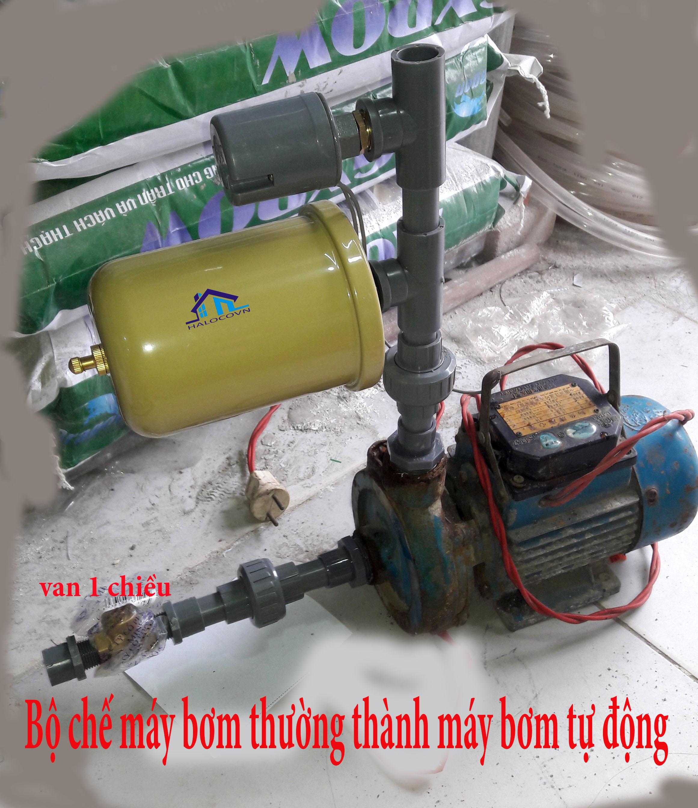 Bộ chế máy bơm nước thường thành máy bơm nước tự động