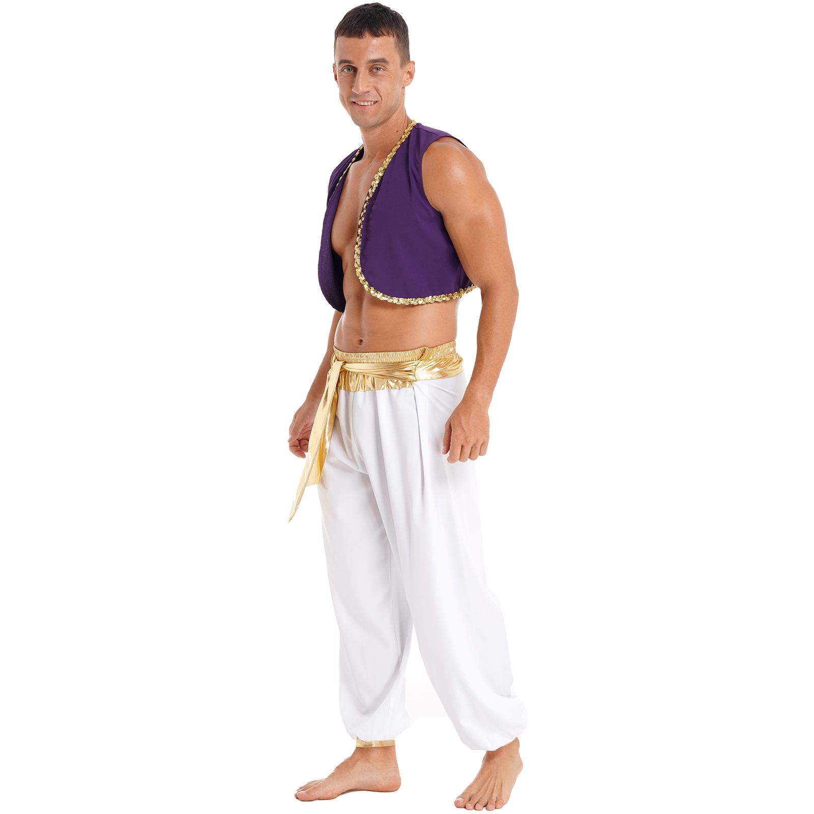 【cw】 Aladdin Mens Costume   2019 - Aliexpress