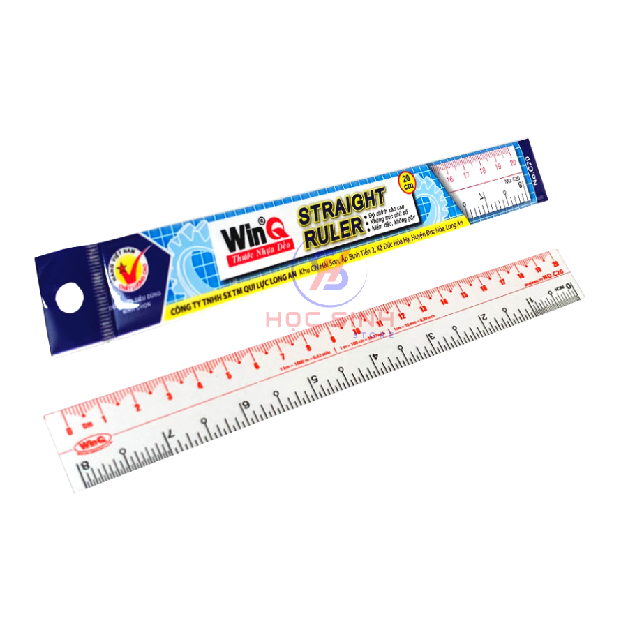 Combo of 5 Flexible Rulers 20cm Winq C20