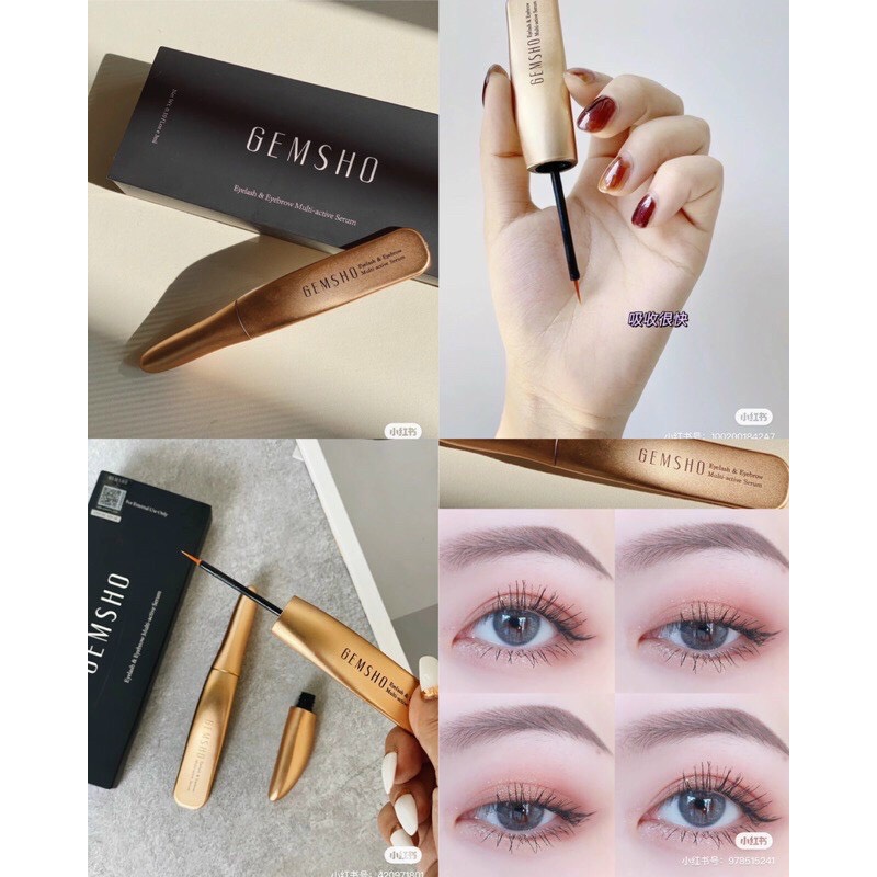 [HCM][HÀNG CHÍNH HÃNG] GEL SIÊU DƯỠNG MỌC VÀ DÀI MI GEMSHO