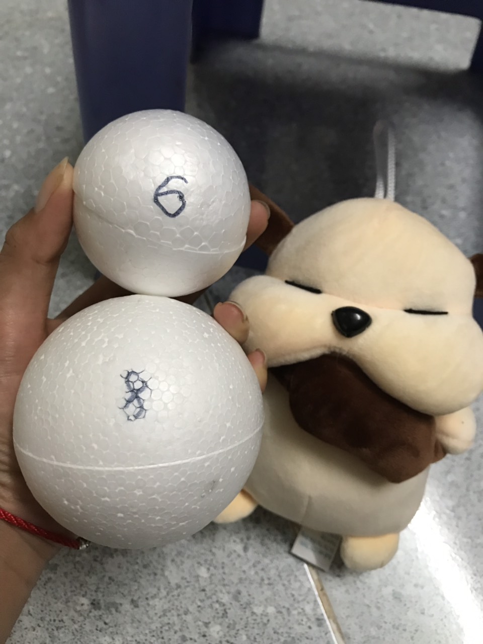 Banh xốp tròn Size 15cm giá Bán 1 Banh