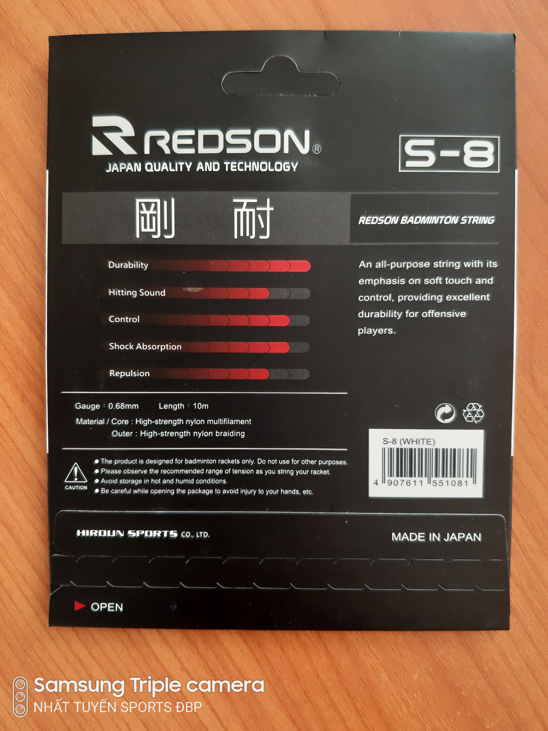 Dây cước đan vợt cầu lông Redson S-8 (Chính hãng)