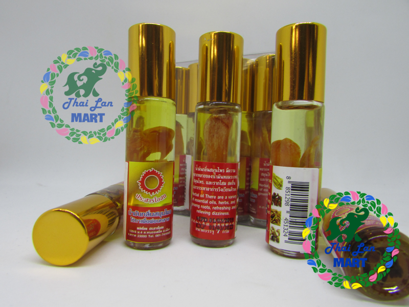 [HCM]12 CHAI DẦU GIÓ NHÂN SÂM ĐỎ THÁI LAN 8ML