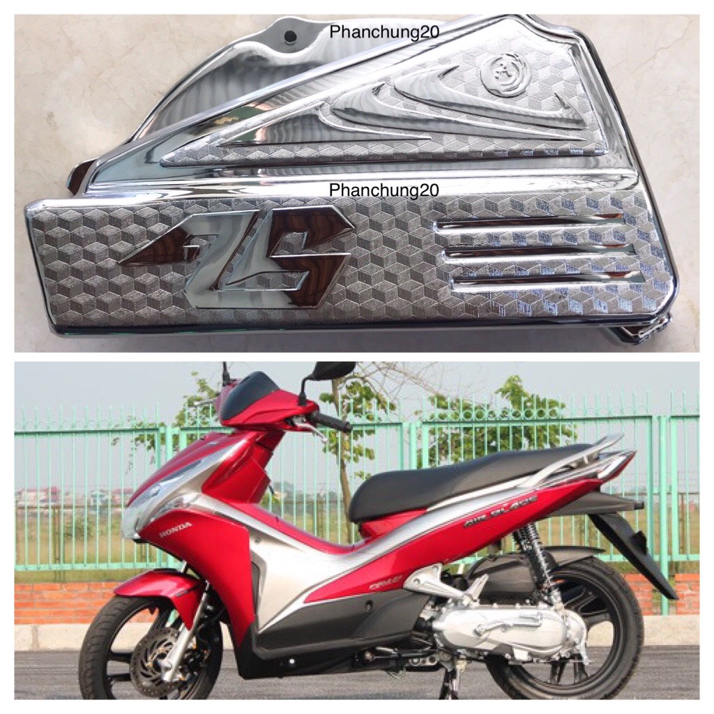 Ốp bầu e dùng cho đời xe ab 2011 2012 crom