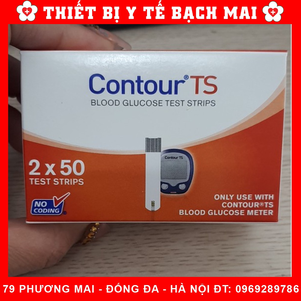 Que Thử Đường Huyết Bayer Contour TS [Hộp 100 Que] - Lọ 50 Que