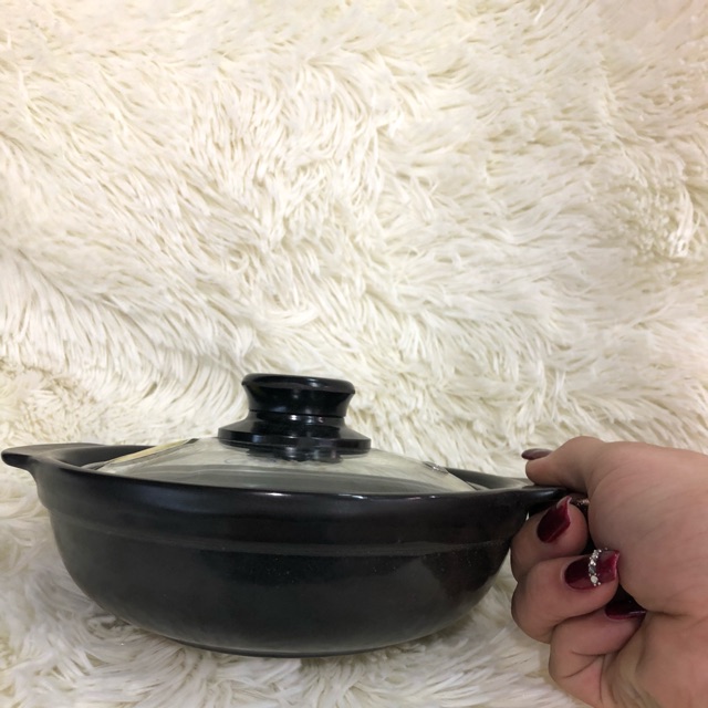 Nồi đất 6 inch ( đường kinh 16cm ) dày dặn