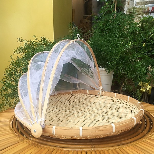Mẹt tre lồng bàn bảo quản thức ăn 35cm