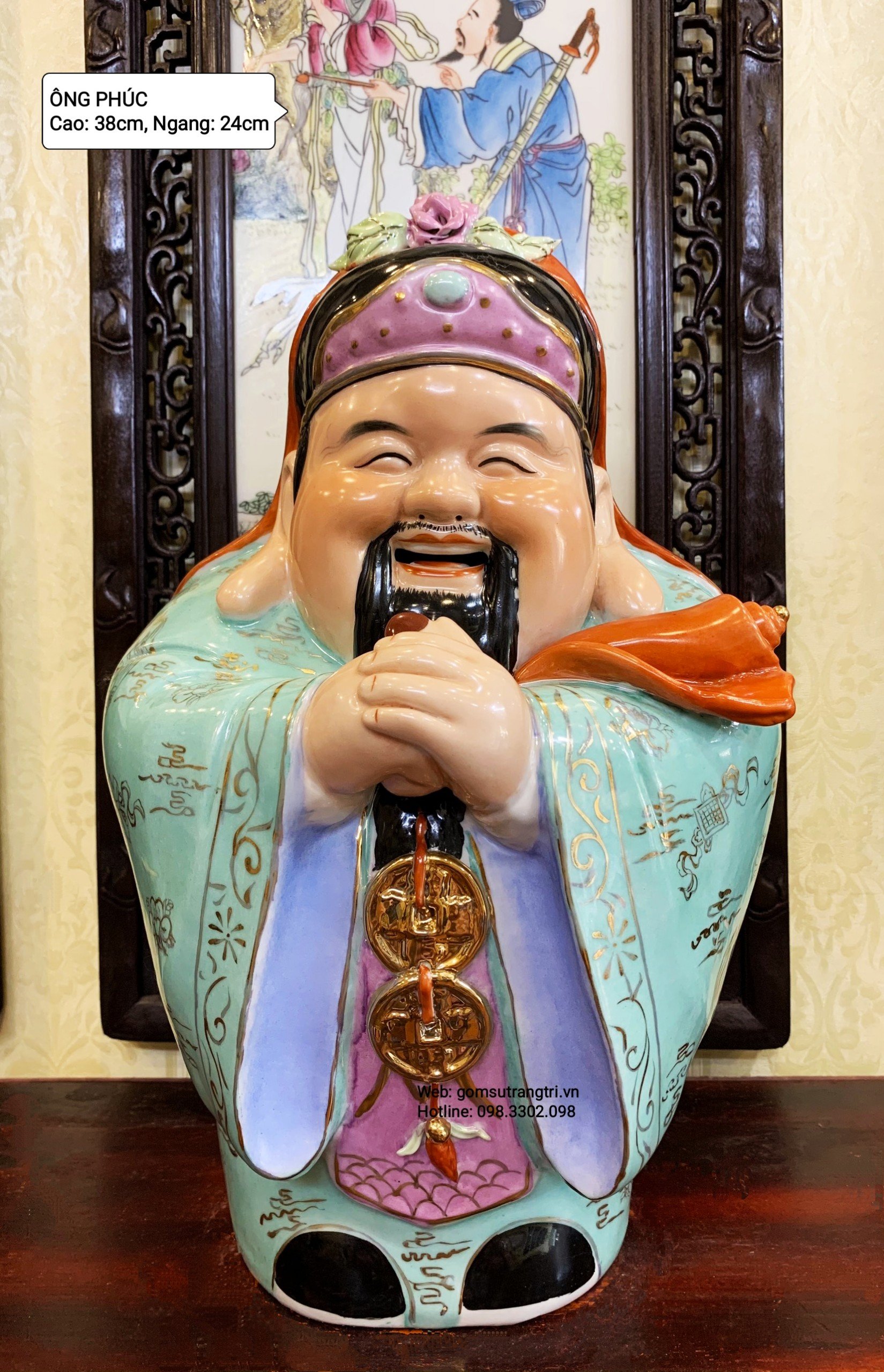 TƯỢNG TAM ĐA PHÚC LỘC THỌ