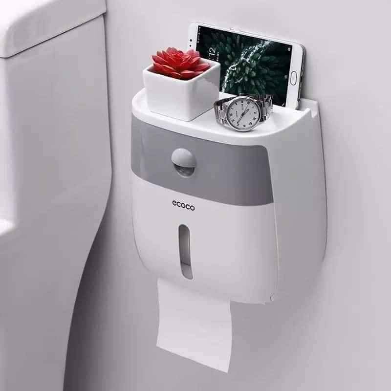 Hộp đựng giấy vệ sinh hai trong một ecoco