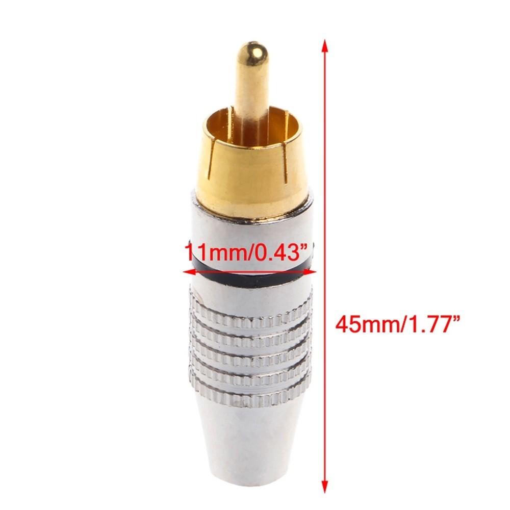 Cặp Jack AV Hoa Sen Đực RCA270