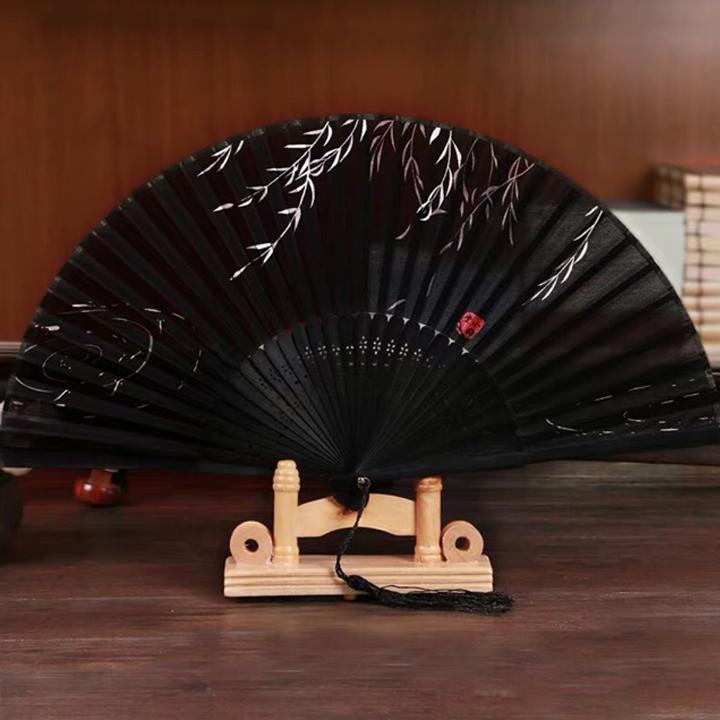 Quạt Cổ Trang Dây Tuyến - Miêu Quán