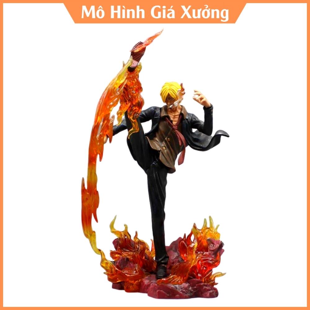 Mô hình OnePiece Sanji trạng thái chiến đấu siêu đẹp Cao 35cm nặng 1kg - Figure One Piece - Mô Hình Giá Xưởng