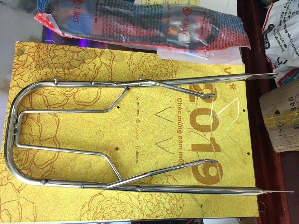 baga sau cho xe 67 (kiểu chaly 84) -Inox