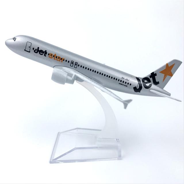 Máy bay Jestar mô hình kim loại 16cm