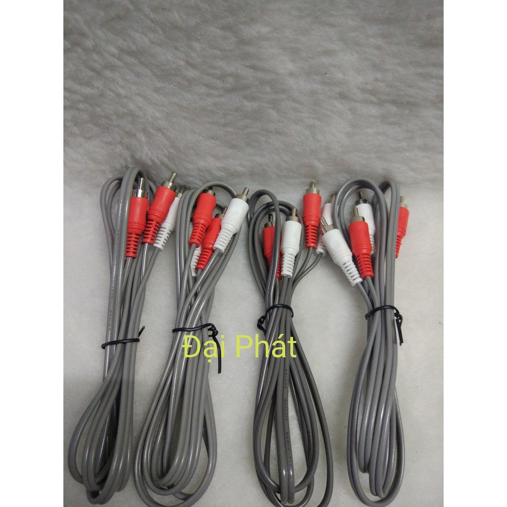 Dây AV 4 đầu Màu Xám 1.5 mét (Giao màu ngẫu nhiên)