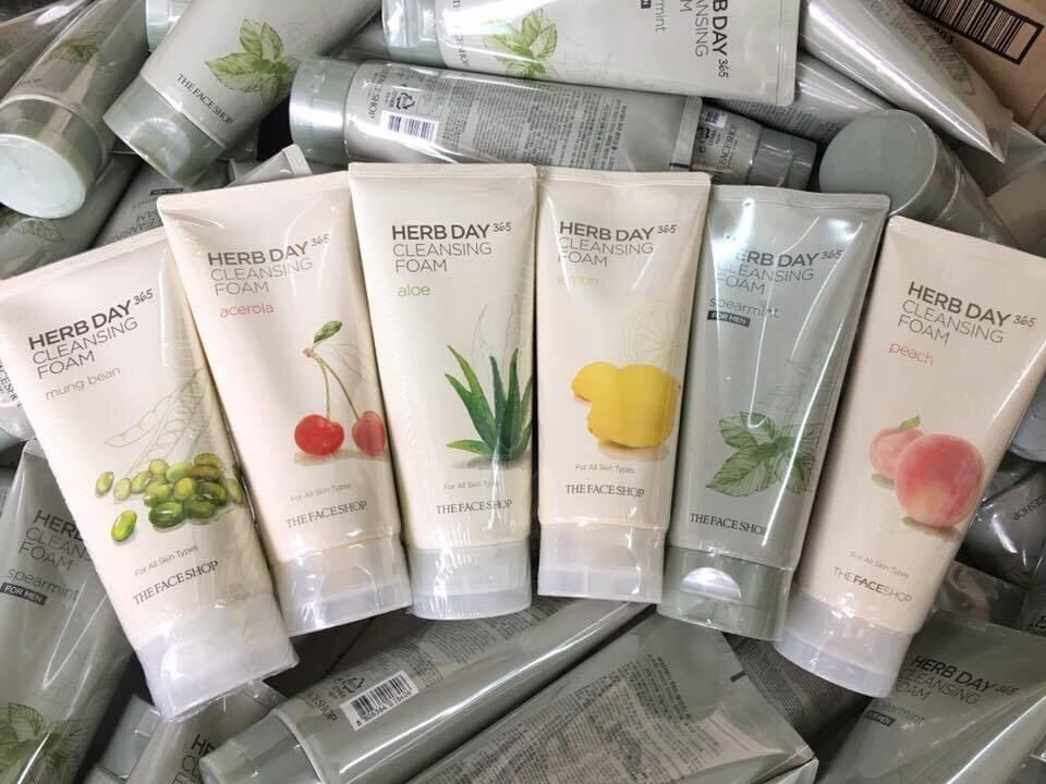Sửa rửa mặt cleansing foam 365 the face shop - ceria cosmetics