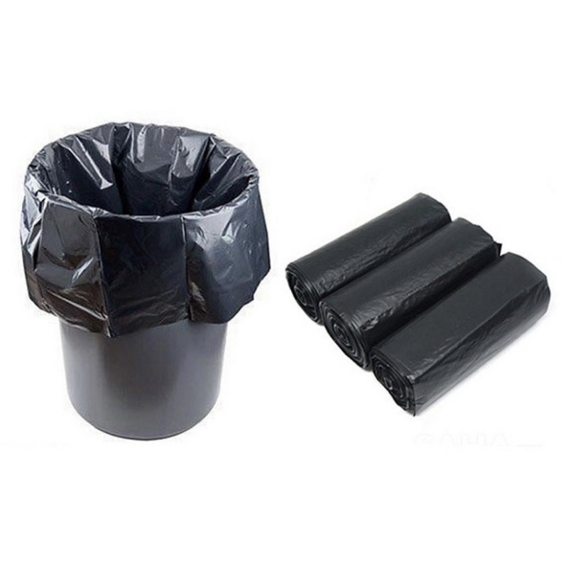 Túi Đựng Rác Tự Phân Huỷ Màu Đen (3 Cuộn/Bịch)